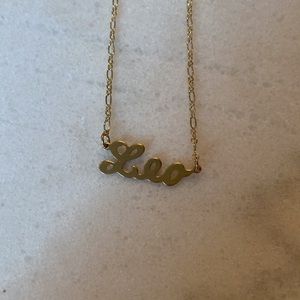 NWOT: Leo Gold Necklace